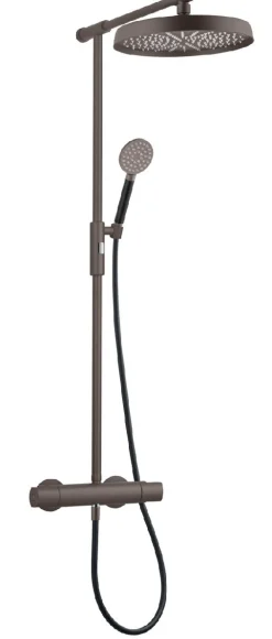 Sadesuihkusetti Tapwell ARM300 Bronze, termostaattihanalla, suihkupää ⌀319mm, pronssi