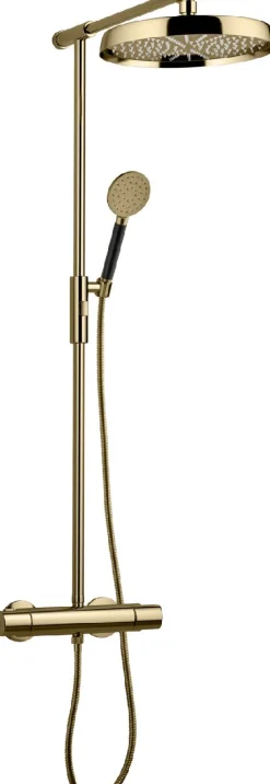Sadesuihkusetti Tapwell ARM300 Honey Gold, termostaattihanalla, suihkupää ⌀319mm, kiiltävä kulta