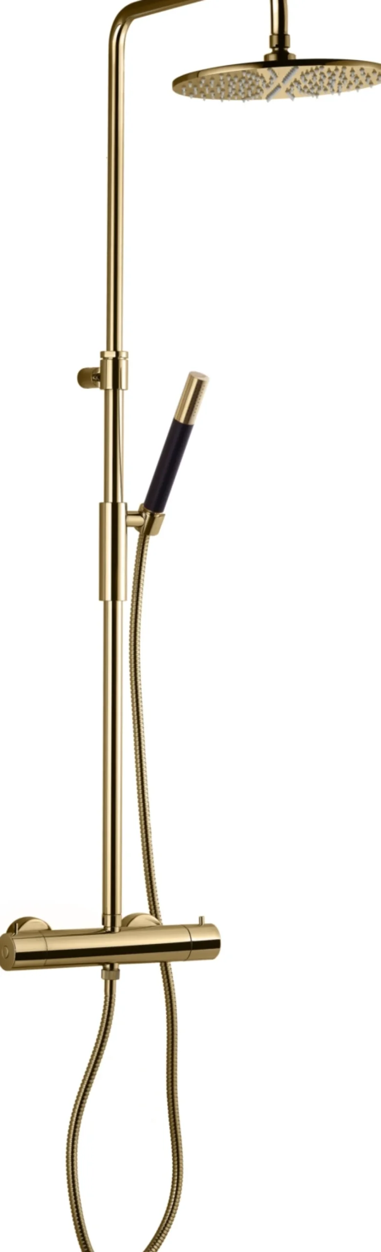 Sadesuihkusetti Tapwell TVM7200 Brass, termostaattihanalla, suihkupää ⌀250mm, kiiltävä messinki