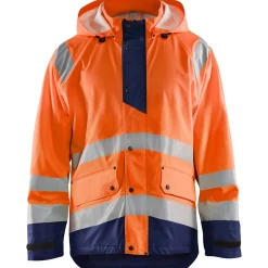 Sadetakki Blåkläder 4323 Highvis huomio-oranssi/sininen