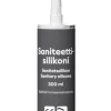 Saniteettisilikoni Fescon valkoinen 300 ml