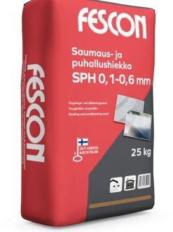 Saumaus- ja puhallushiekka Fescon SPH 0,1-0,6 mm 25 kg