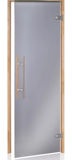 Saunan lasiovi Andres Glass Light Premium, leppäkarmi, eri kokoja, eri värejä