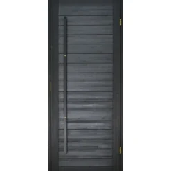 Saunan ovi Prosauna Hiili 8x19 mänty musta
