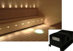 Saunavalaistussarja Cariitti VPAC-1527-G211 + LED-projektori + 11 valokuitua