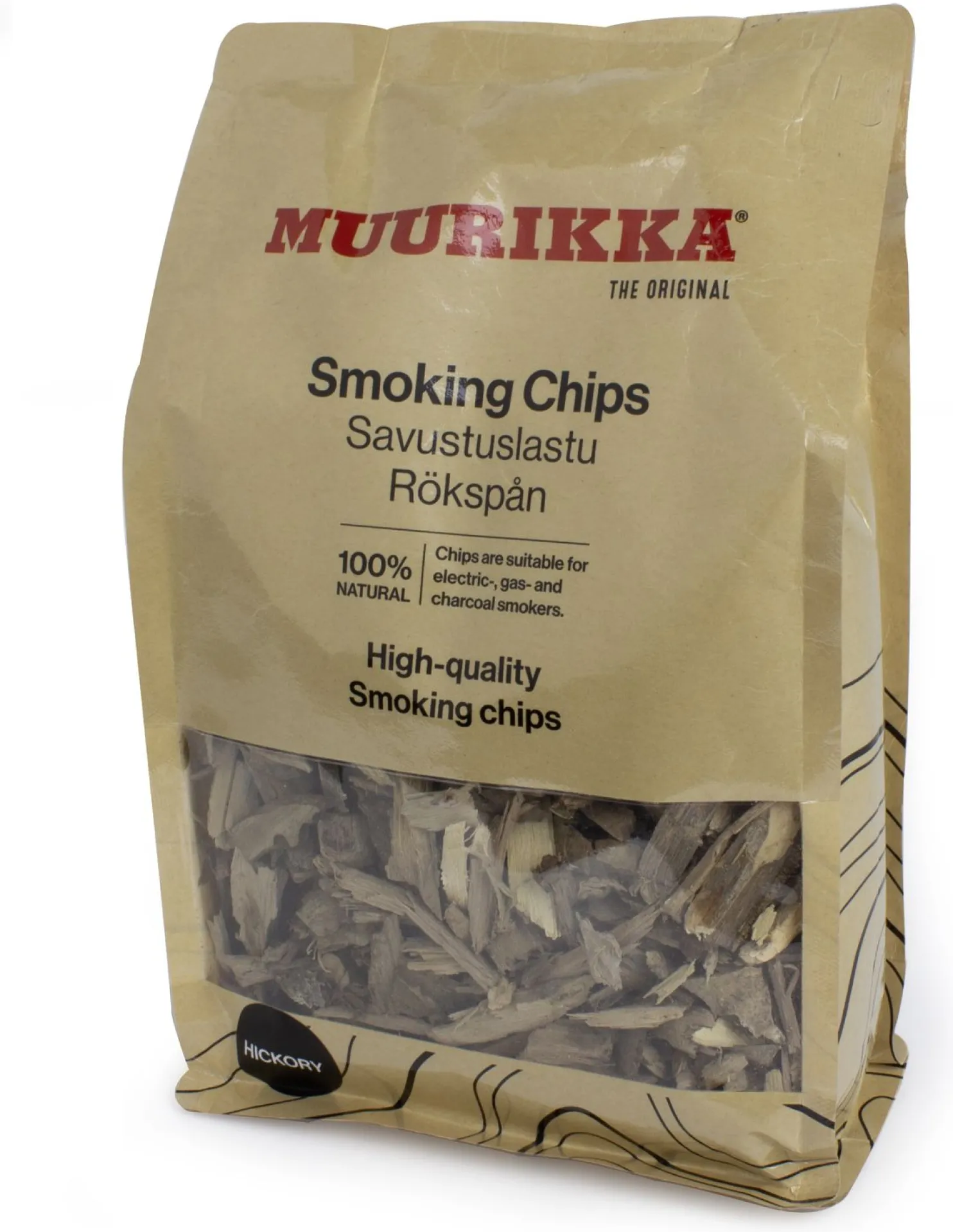 Savustuslastu Muurikka hickory 500 g