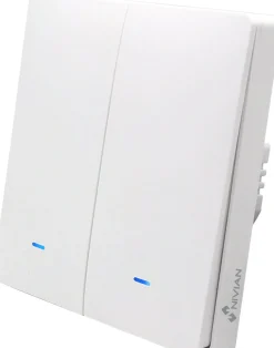 Seinäkytkin valoille Celetron Nivian Smart, 2-osainen, TUYA Smartlife Wifi/Wlan