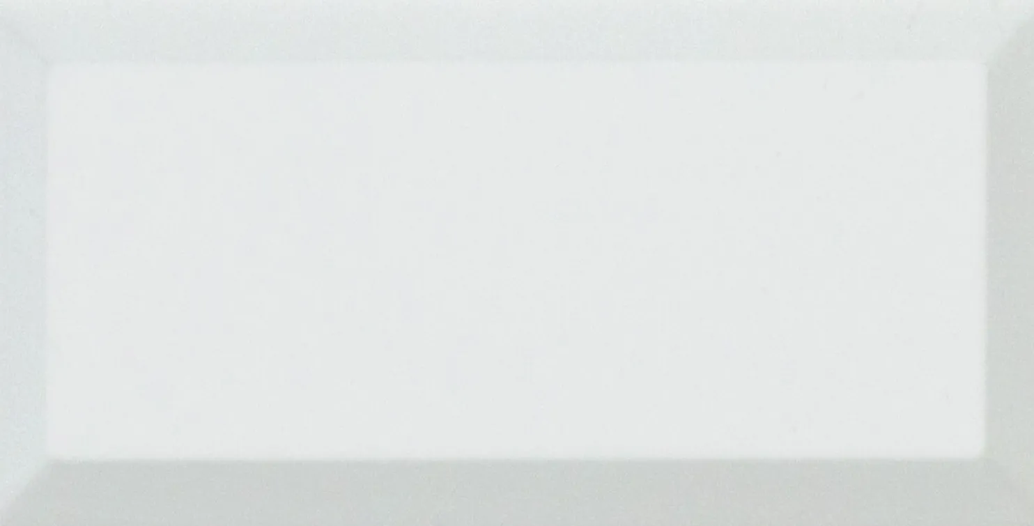 Seinälaatta Laattapiste LPC Biselado kiiltävä faasattu Blanco Brillo 15x7.5cm