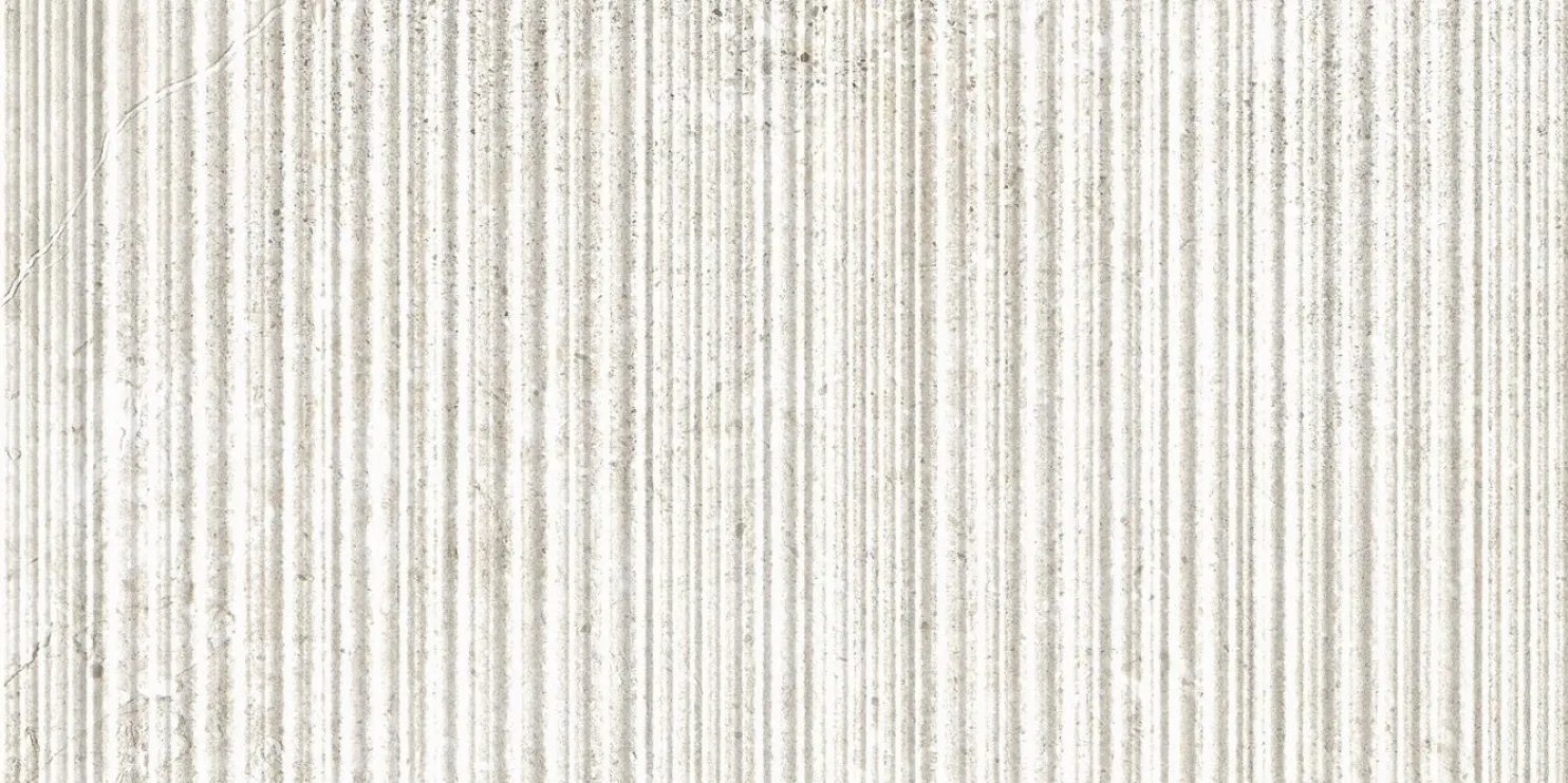 Seinälaatta Pukkila Stone Age White Sawn, 29.5x59.2cm, matta