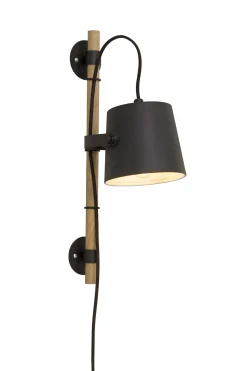 Seinävalaisin Aneta Lighting Espresso musta