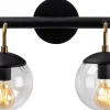 Seinävalaisin Linento Lighting Merri 2-osainen musta