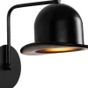 Seinävalaisin Linento Lighting Fötr Sivani, Ø19cm, E27, musta