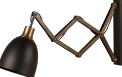 Seinävalaisin Linento Lighting Moore musta/pronssi