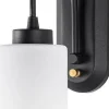Seinävalaisin Linento Lighting Hemikilo 13161, 28cm, musta/valkoinen