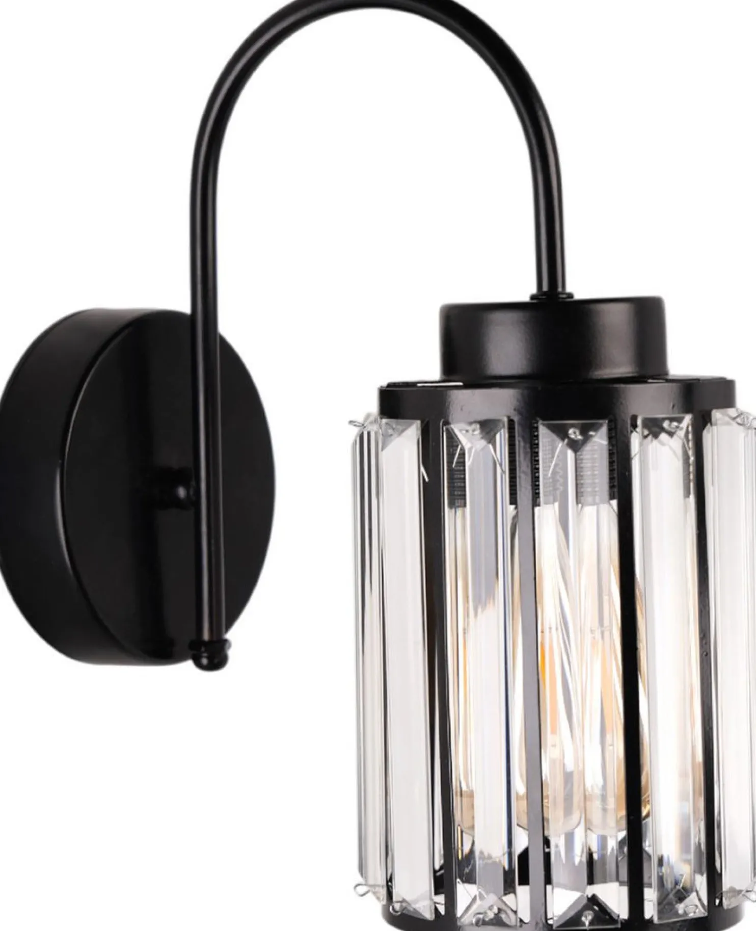 Seinävalaisin Linento Lighting Hugo musta