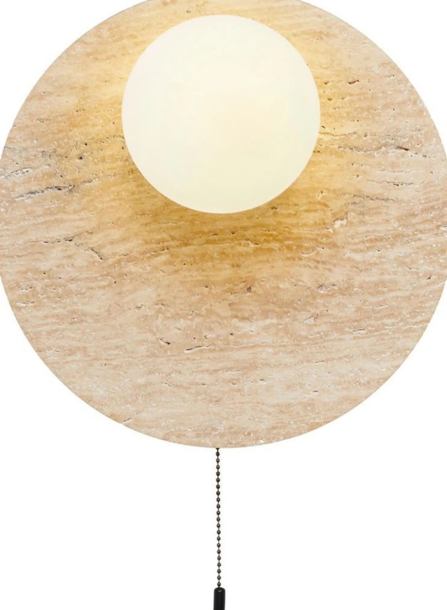 Seinävalaisin Linento Lighting Tor-Look-B beige/valkoinen
