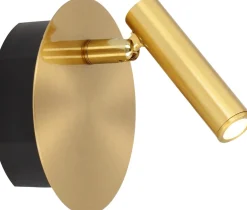 Seinävalaisin Lucide Jolijn Ø10.2cm, USB-ladattava, magneettikiinnitys