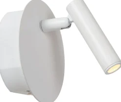 Seinävalaisin Lucide Jolijn Ø10.2cm, USB-ladattava, magneettikiinnitys