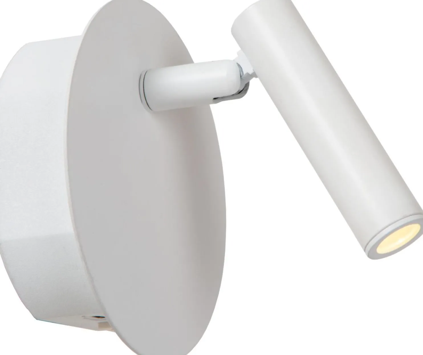 Seinävalaisin Lucide Jolijn Ø10.2cm, USB-ladattava, magneettikiinnitys