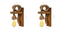 Seinävalaisinsetti Linento Lighting Kendo puu