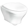 Seinä-WC-istuin Gustavsberg Estetic, Hygienic Flush, Soft Close/Quick Release -istuinkansi, C+, mattavalkoinen