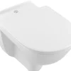Seinä-WC-istuin Gustavsberg 4G95, korotettu malli, Hygienic Flush, ilman istuinkantta