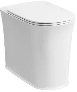 Seinä-WC-istuin Kerasan The New Yorker, S-lukko/P-lukko, valkoinen