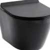 Seinä-WC-istuin Lavabo Studio, ohuella kannella, mattamusta