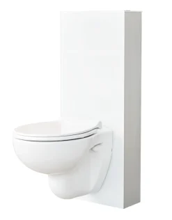 Seinä WC -moduuli Svedbergs 90424 S-lukko valkoinen lasi 120 mm