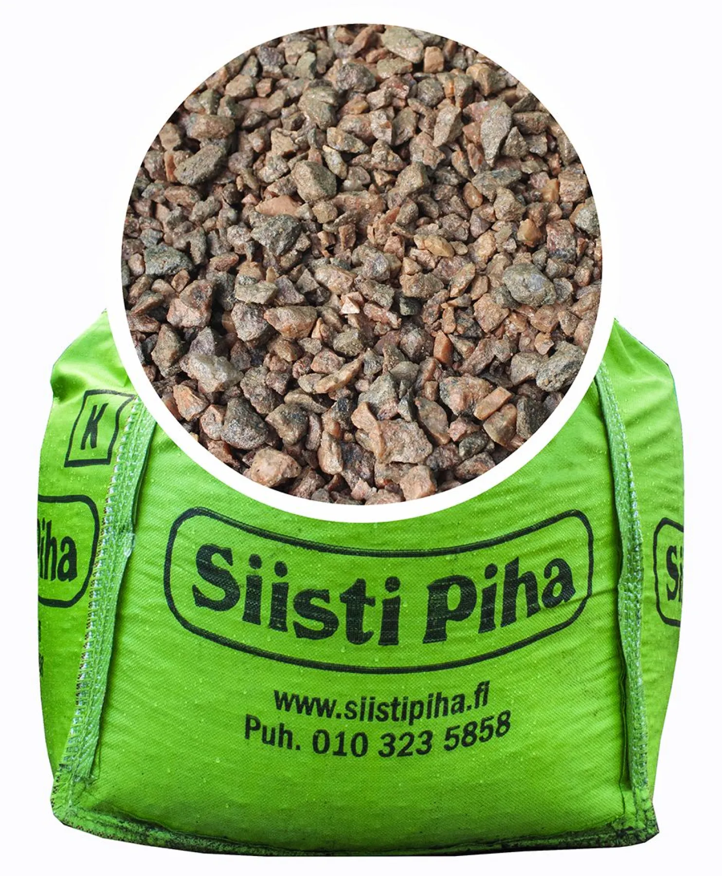 Sepeli Siisti Piha 6-16mm punertava eri kokoja