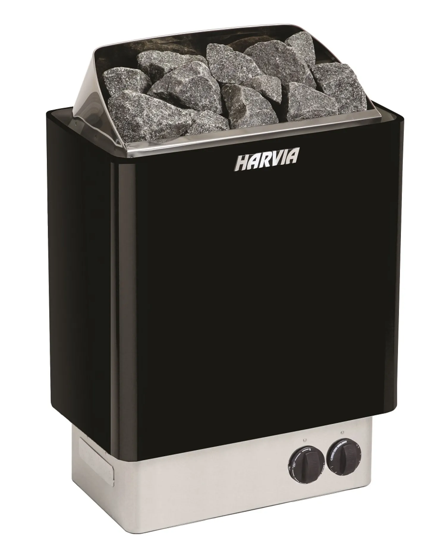 Sähkökiuas Harvia Sähkäri KIP60 6 kW 5-8 m³ kiinteä ohjaus musta