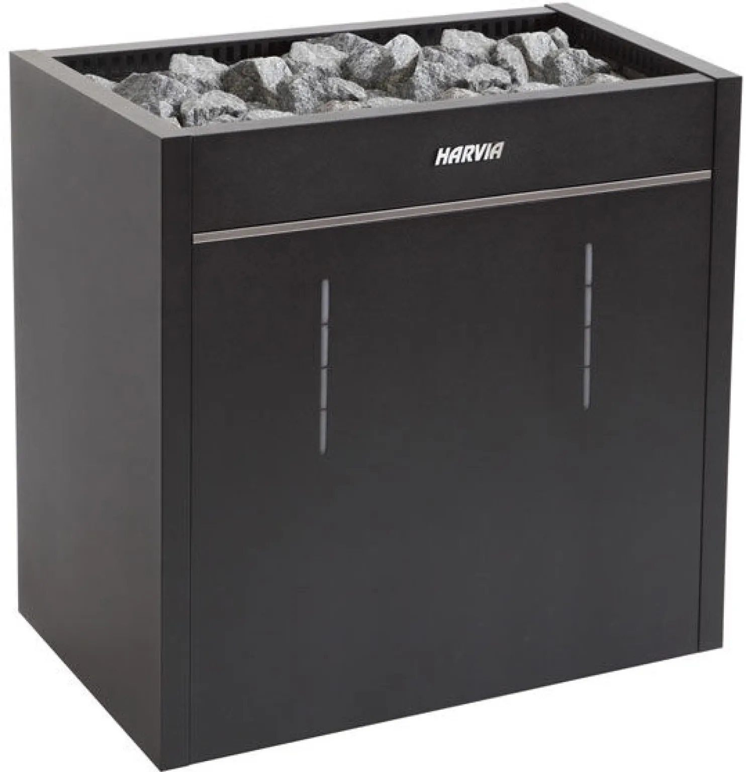 Sähkökiuas Harvia Virta Pro Combi HL135SA 13,5 kW 11-20 m³ automaattitäyttö erillinen ohjaus musta
