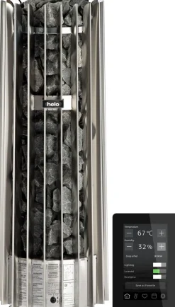Sähkökiuas Helo Rocher 70 Elite 6,8 kW 5-9 m³ erillinen ohjaus