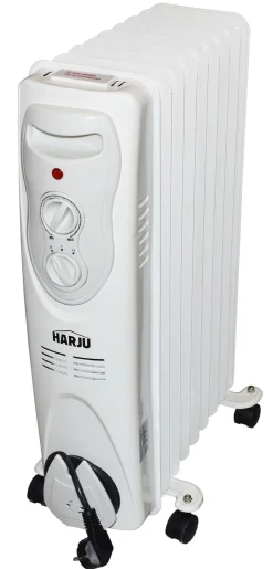 Sähköpatteri Harju, 1200/2000W, 64x45.5cm, öljytäytteinen