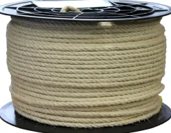 Sisalköysikela Piippo kierretty 6mm x 185m