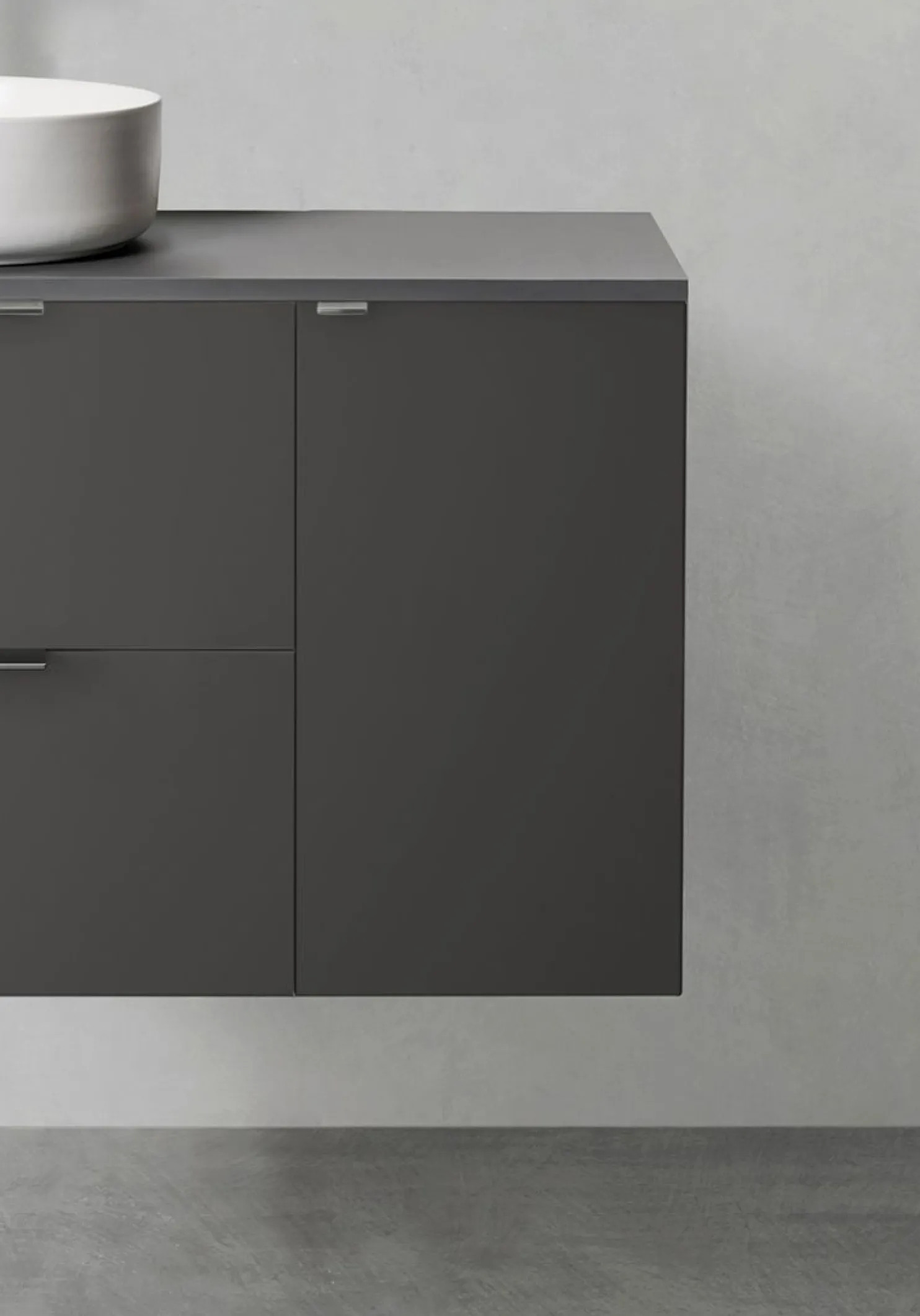 Sivumoduuli Hafa Shape 300 soft close antrasiitti