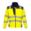 Softshell-huomiotakki Portwest T402 PW3 keltainen/sininen