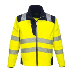Softshell-huomiotakki Portwest T402 PW3 keltainen/sininen