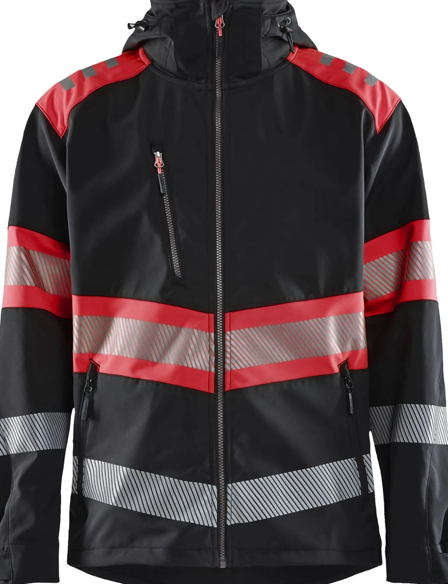 Softshell-takki Blåkläder 4494 Highvis musta/huomioväri