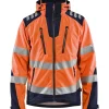 Softshell-takki Blåkläder 4491 Highvis huomio-oranssi/sininen