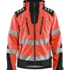 Softshell-takki Blåkläder 4491 Highvis huomiopunainen/musta