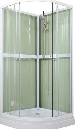Suihkukaappi Sunwind Aurora Round 80 x 80 x 195 cm