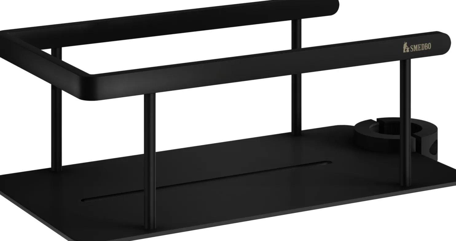 Suihkukori Smedbo Sideline DB3008, suihkutankoon, mattamusta