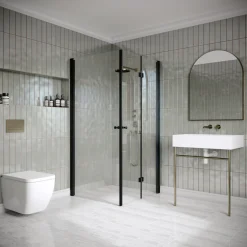 Suihkunurkka Hietakari Classic 149 kääntyvä ja taittuva ovi eri kokoja eri värejä