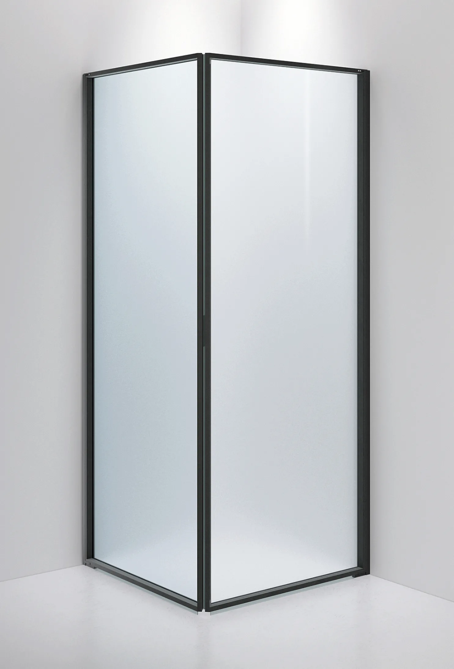 Suihkunurkka INR Edge 12, 90x90cm, huurrelasi, eri profiileja