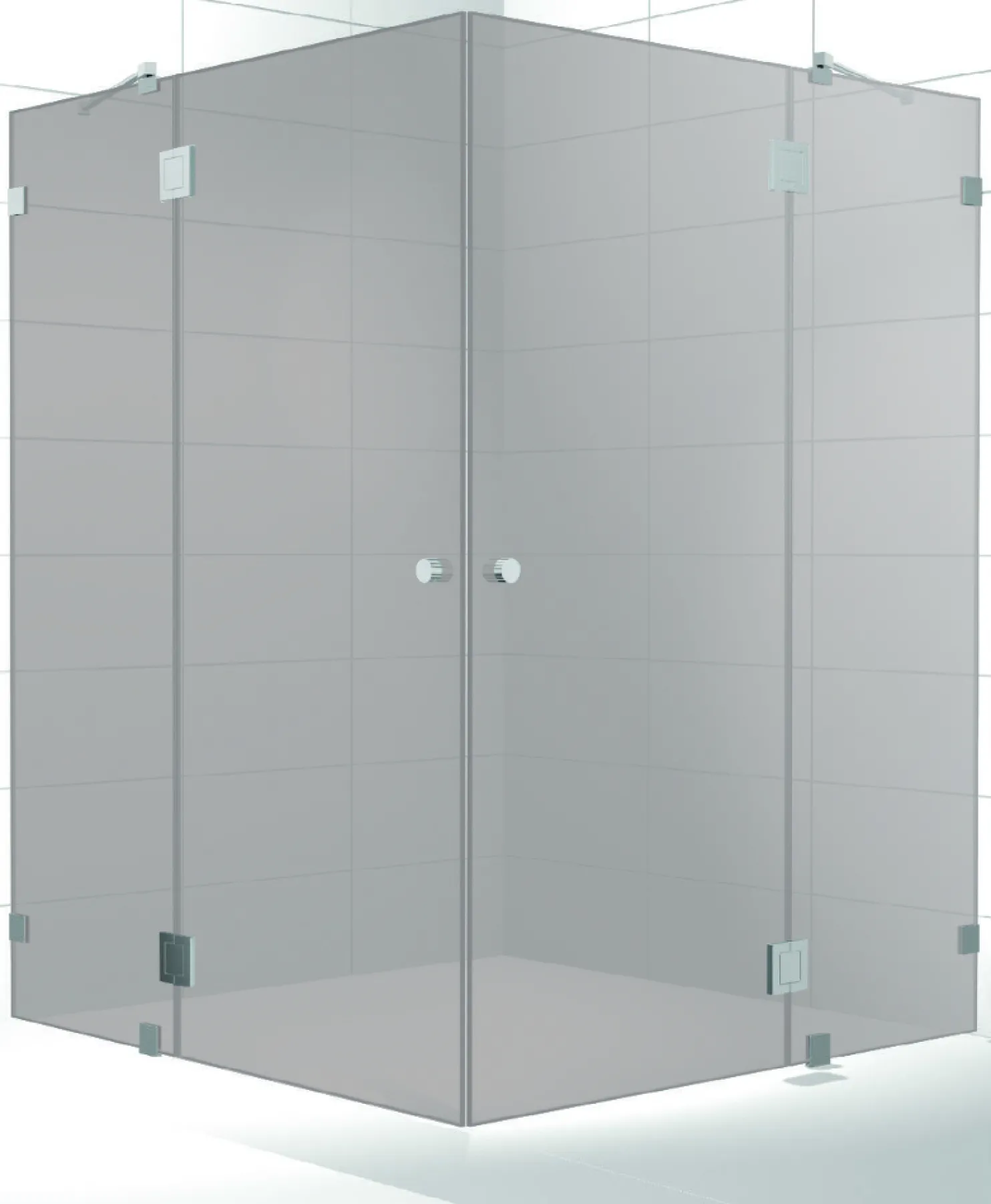 Suihkunurkkaus Elegance 16 harmaa mittatilaus
