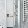 Suihkuovi syvennykseen Hafa Niche taittuva eri kokoja