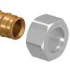 Suoraliitin Uponor Q&E pyörivä mutteri Niklattu NKB DR 15-3/4"SN