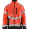 Talvitakki Blåkläder 4780 Highvis huomiopunainen/musta