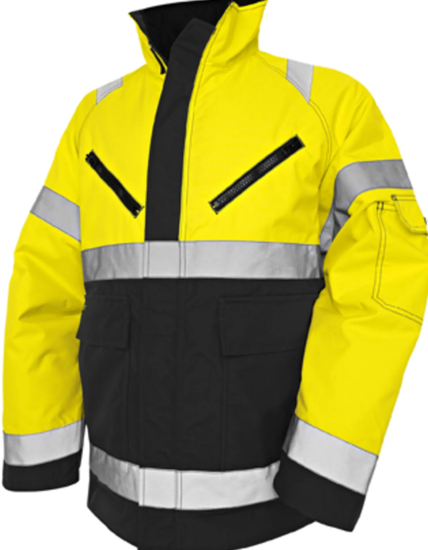 Talvitakki Blåkläder Highvis 4827 keltainen/musta